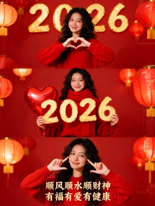 2026新年跨年喜庆组图[女]